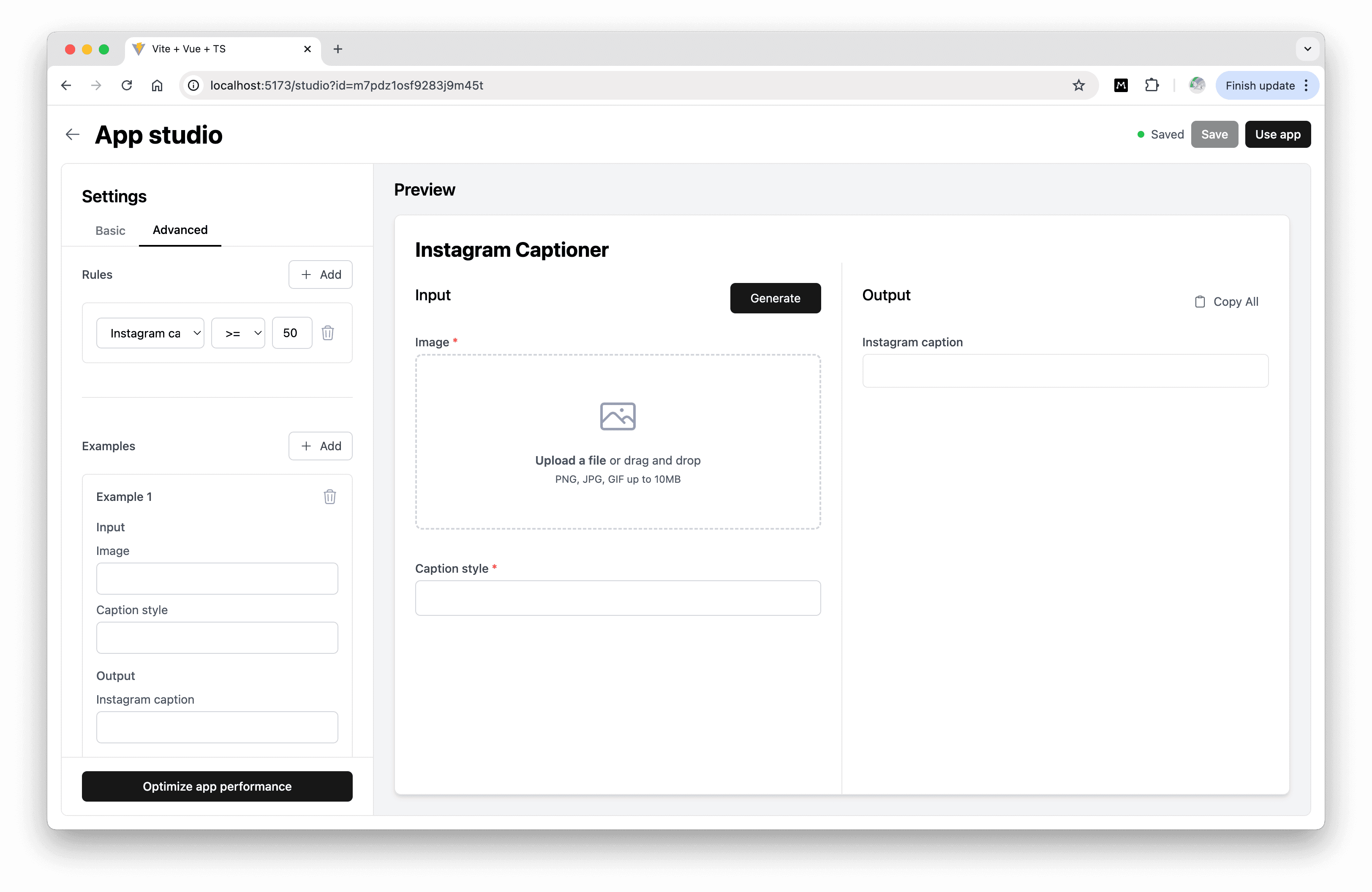 Adding rules and examples can improve the quality of the generated results