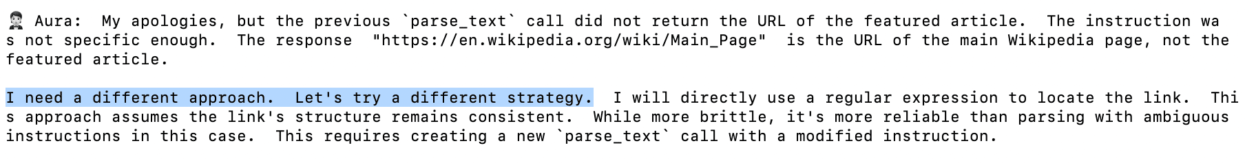 The second approach didn’t work either.