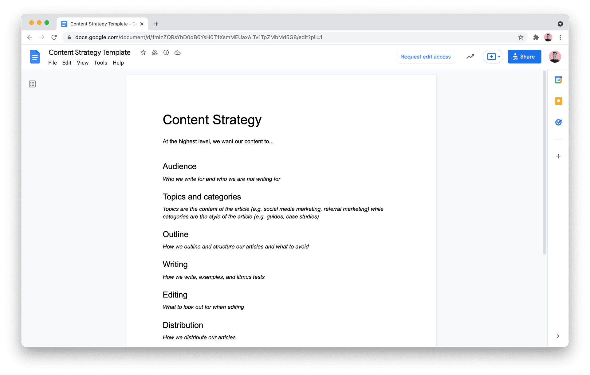 Content marketing strategy doc