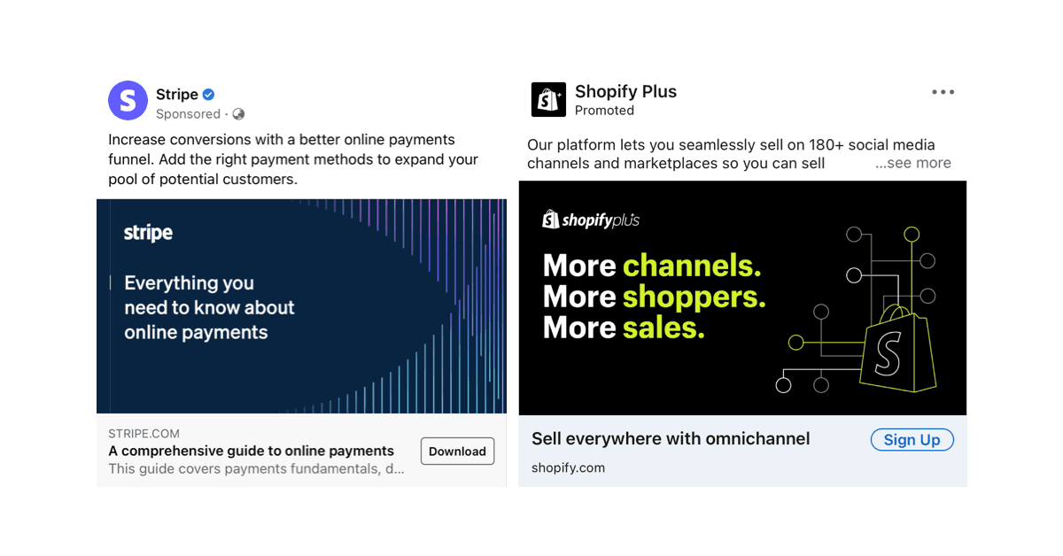 Ad colors examples