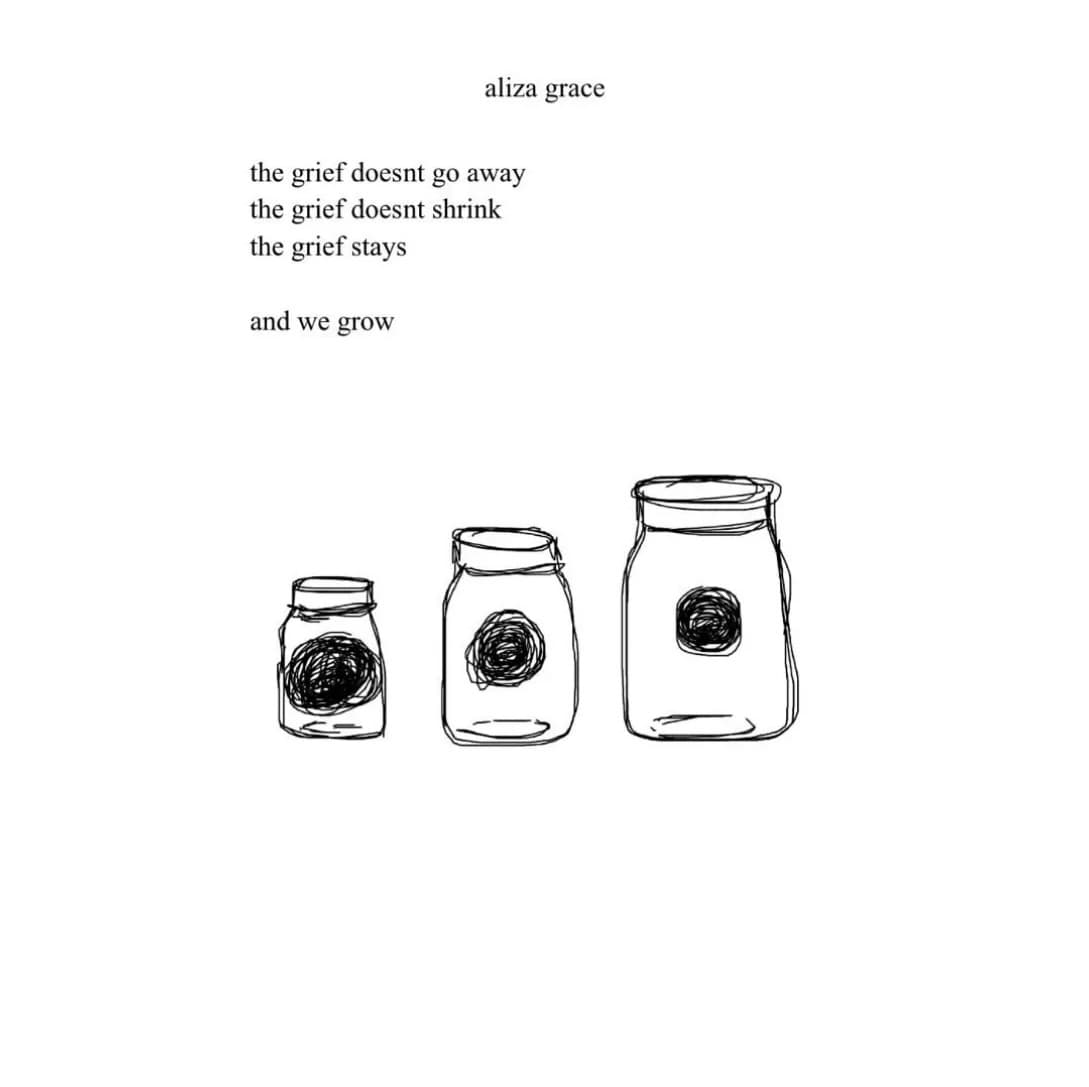 When I'm deep in grief's sorrow, I remind myself grief is love persisting
