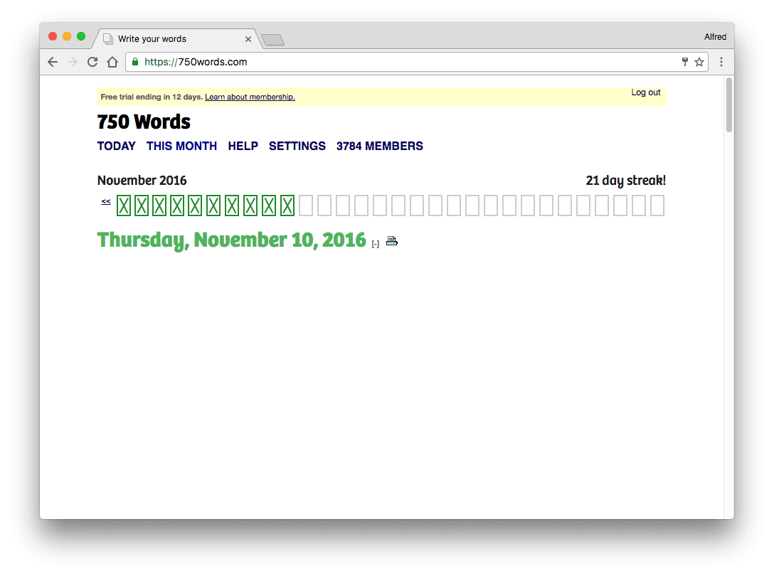 750 Words