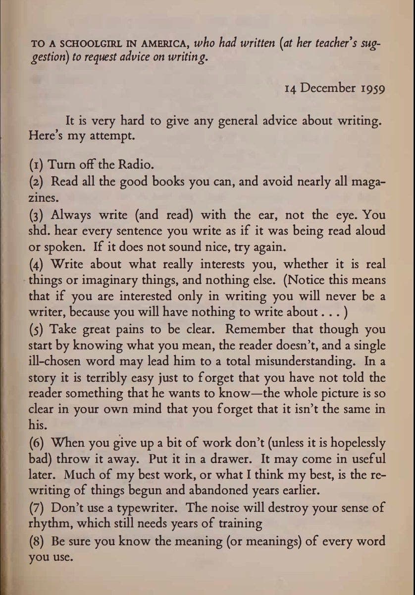 You can just write