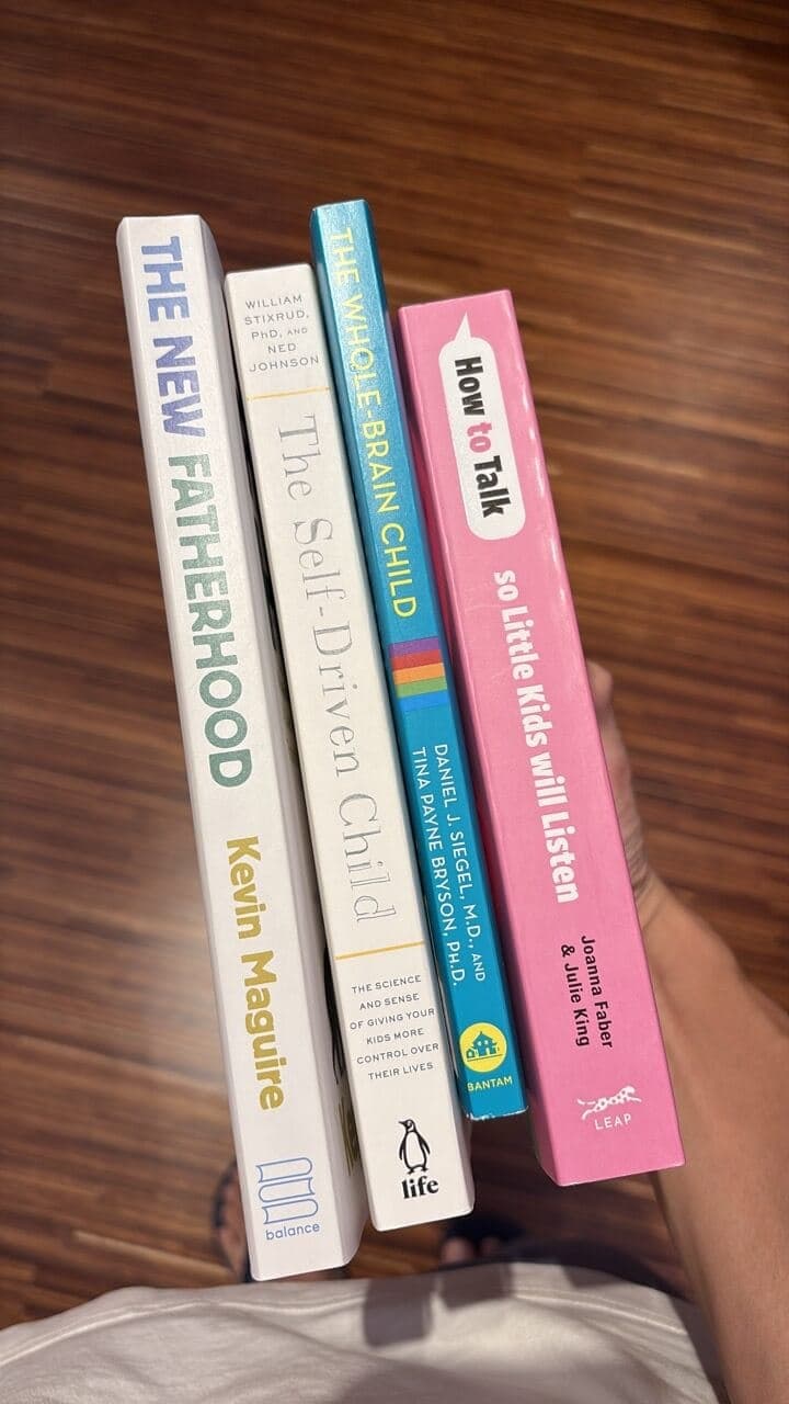 Parenting books I recently purchased