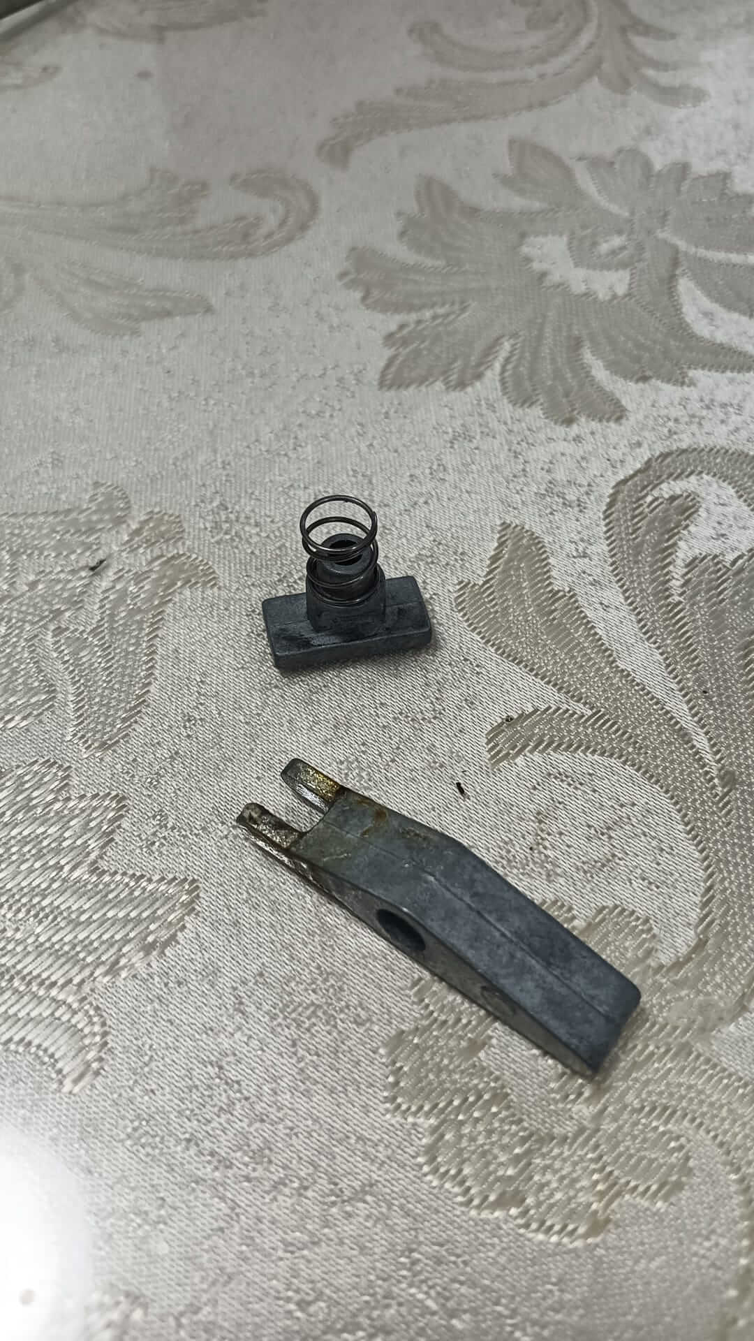 Welded lock part