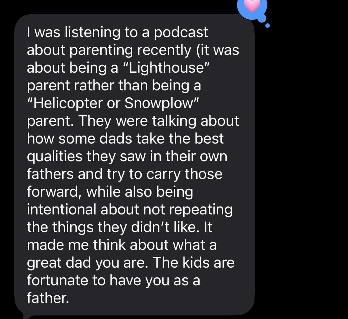 Father-in-law's text