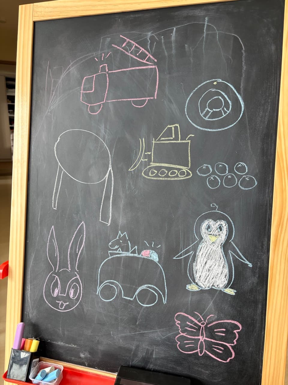 Drawing with my son