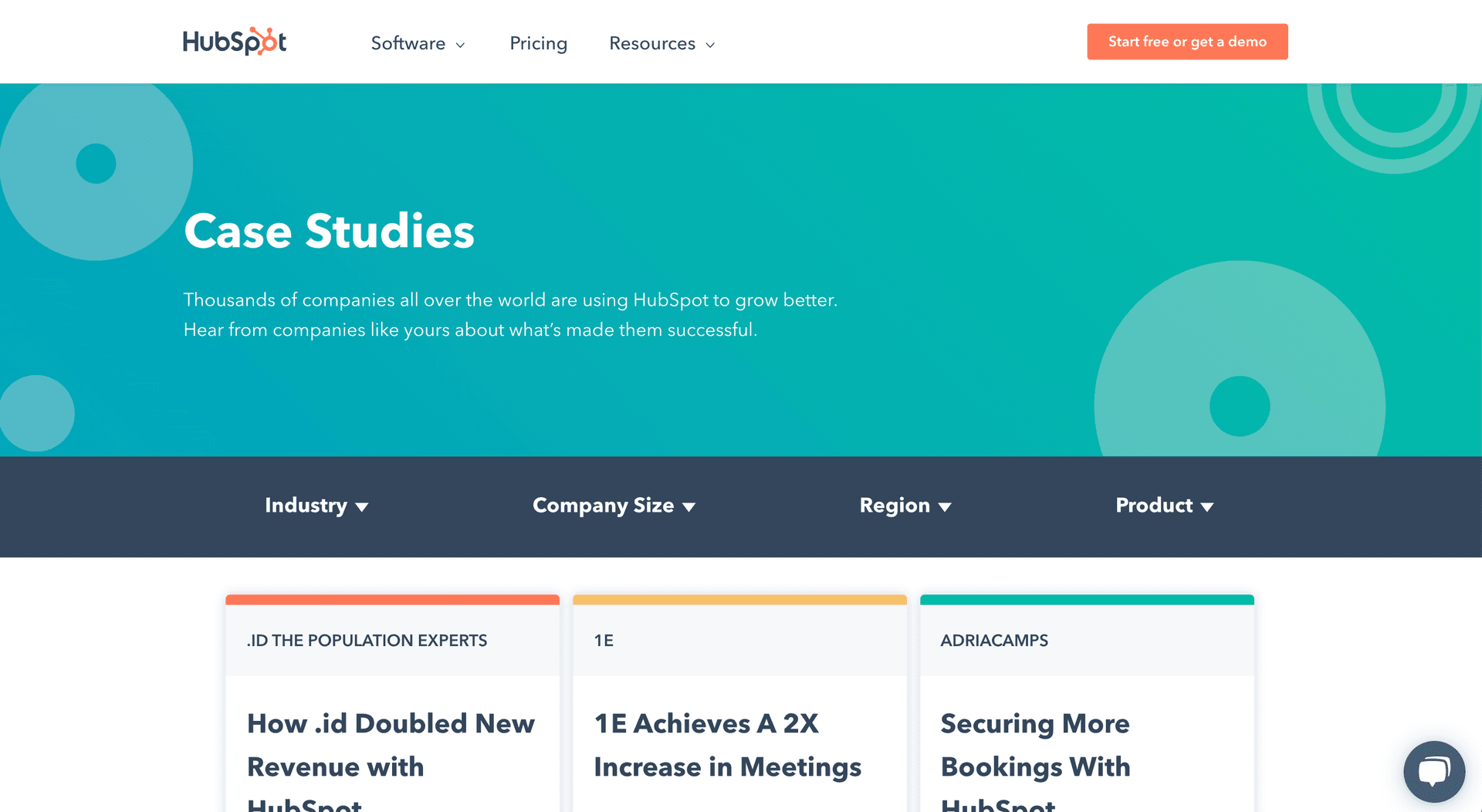 HubSpot case studies