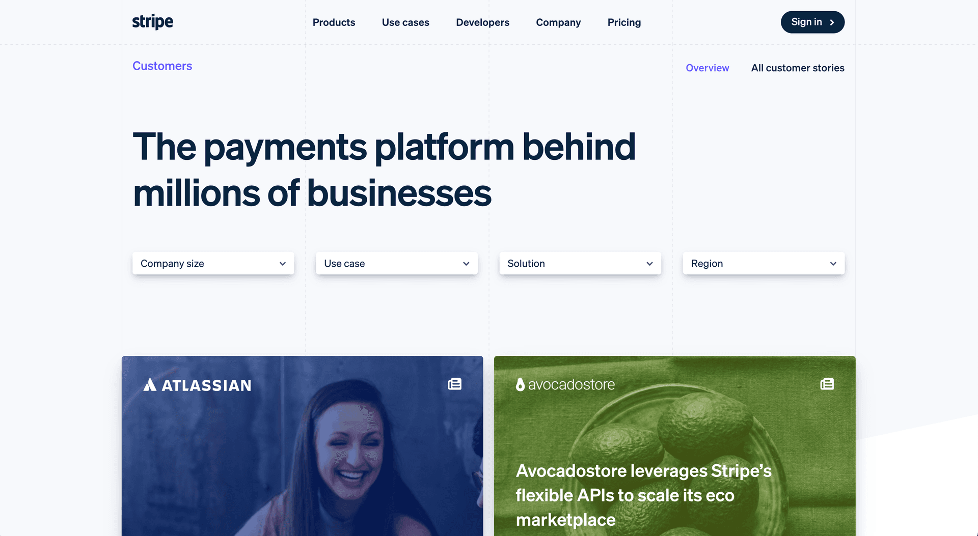 Stripe case studies